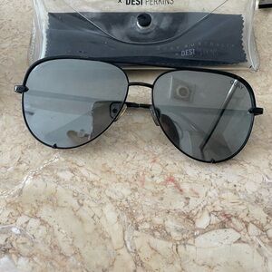 Quay Australia High Key Black Sunglasses Desi Perkins
